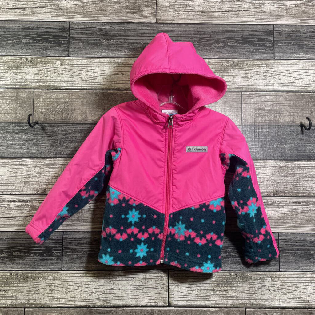 COLUMBIA HOODED MIXED MEDIA JACKET 3
