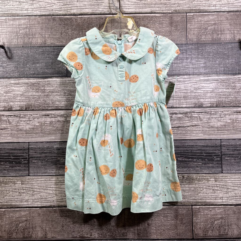 CRAZY 8 SS COTTON COLLARED DRESS 18-24 MO