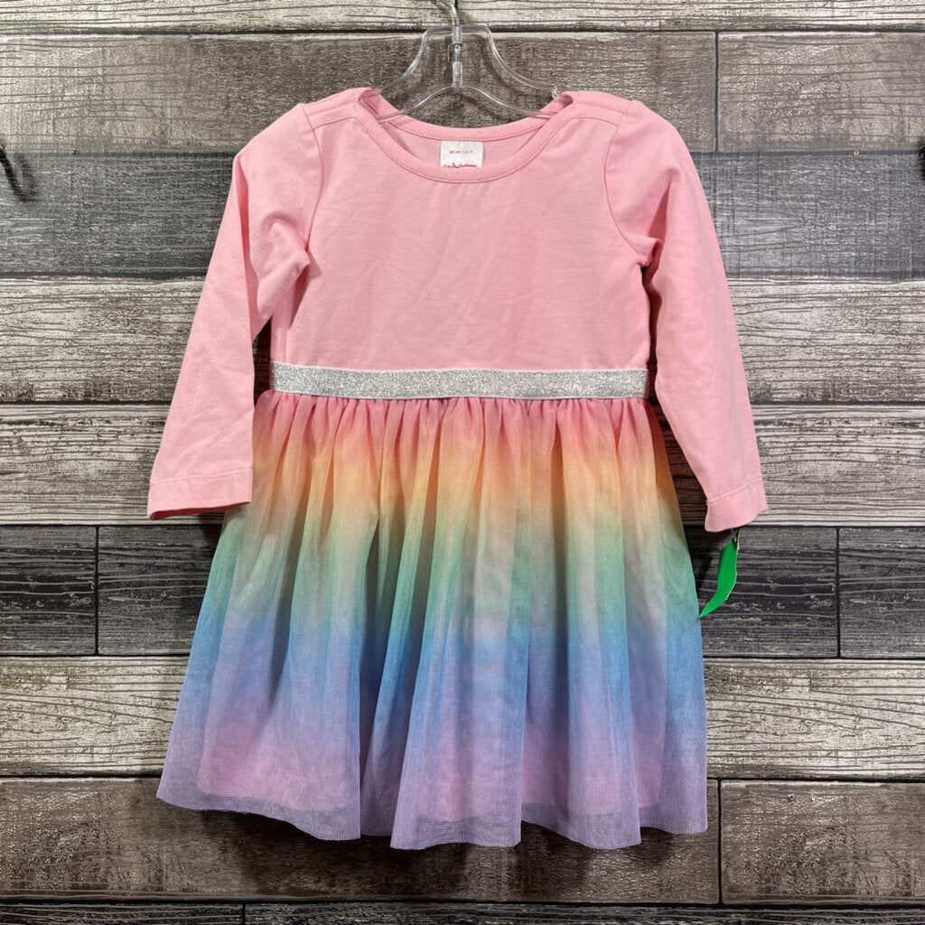 HANNA LS COTTON TULLE SKIRT DRESS 75 / 12-18 MO