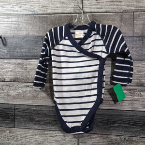 HANNA LS SIDE SNAP ORGANIC BODYSUIT 60 / 3-6 MO