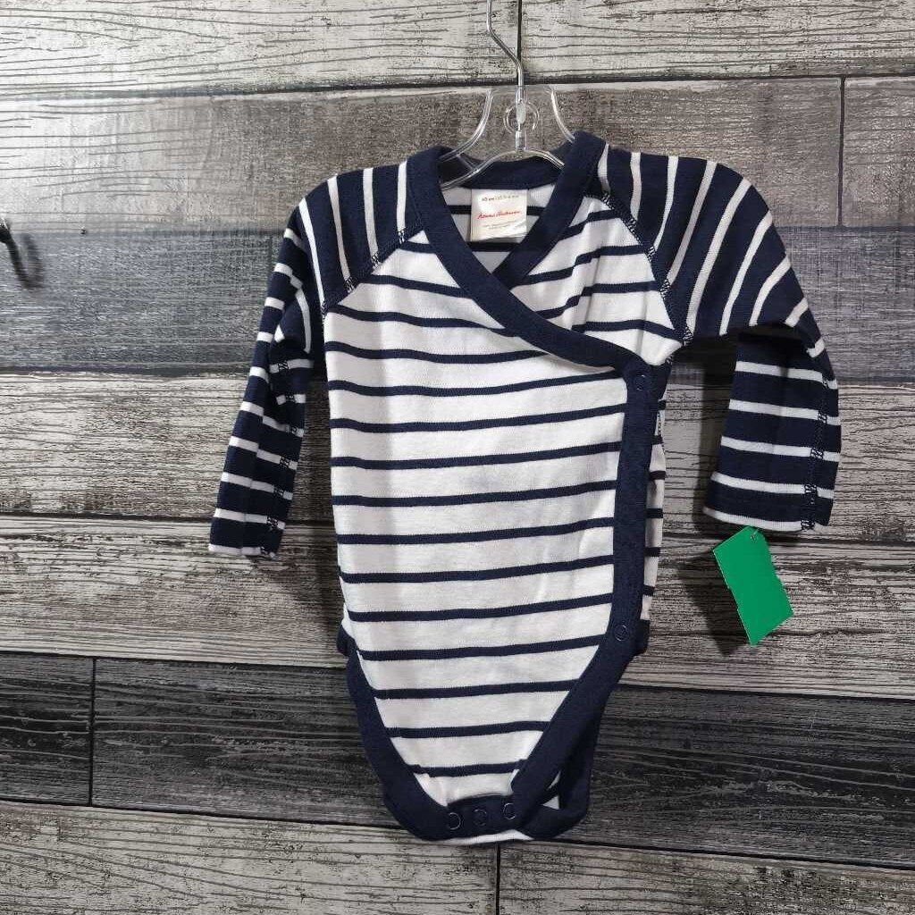 HANNA LS SIDE SNAP ORGANIC BODYSUIT 60 / 3-6 MO