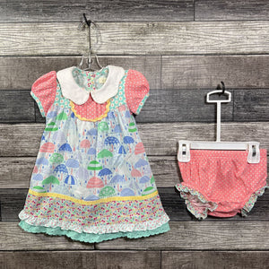 MATLIDA JANE 2PC DRESS + BLOOMERS 12-18 MO
