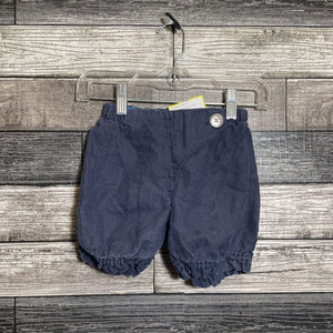 LINEN BUBBLE SHORTS 3/4