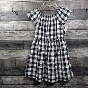 PRIMARY SS LINED CHECKERED DRESS 8/9