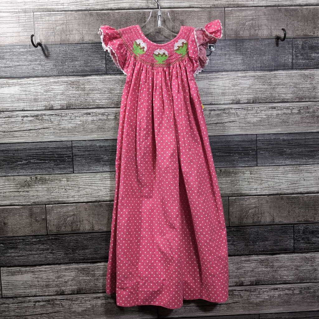 LITTLE THREADS SS SMOCKED DRESS 5