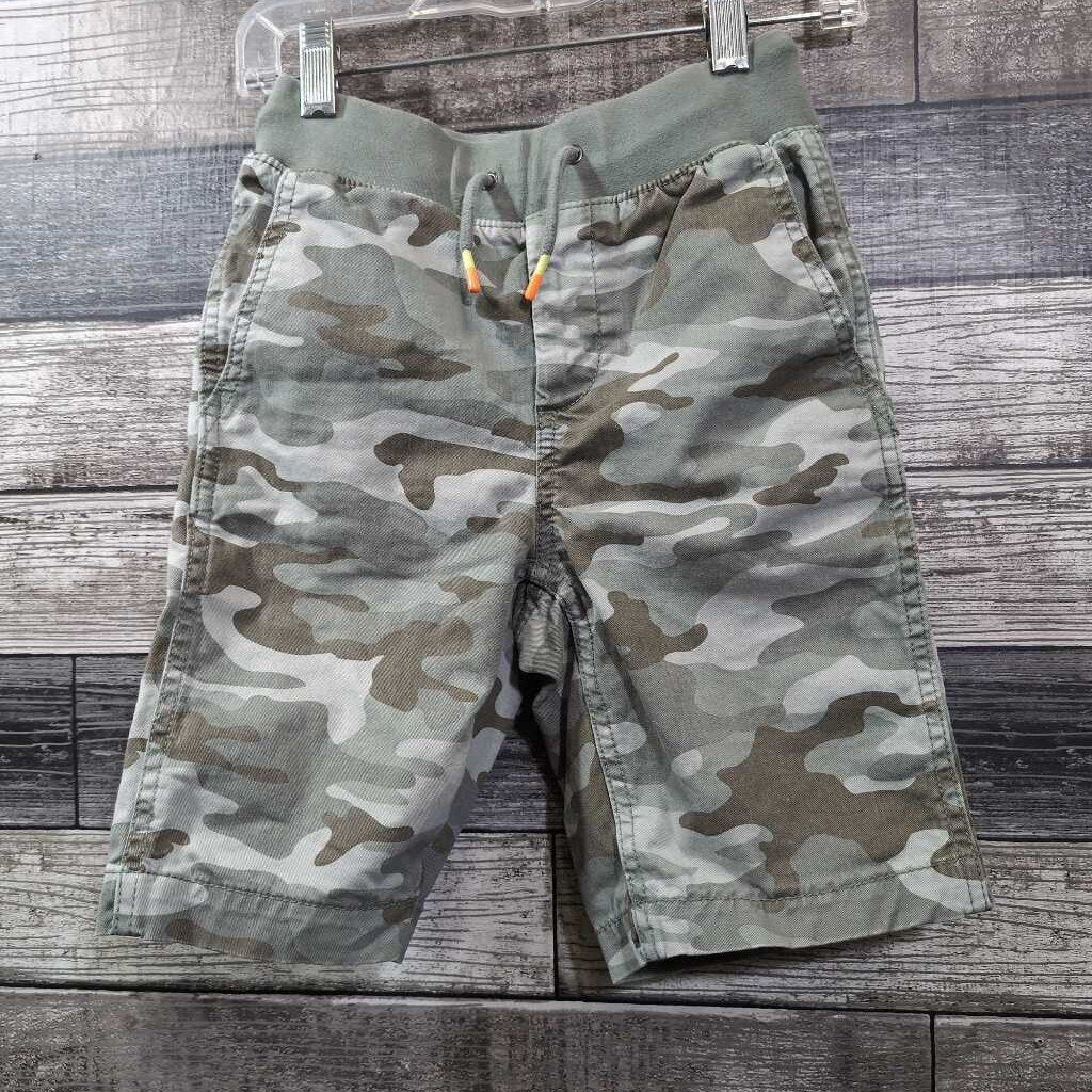 GAP CAMO DRAWSTRING SHORTS 6/7