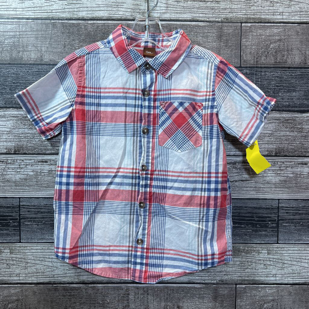 TEA COTTON SS BUTTON DOWN SHIRT 5/6