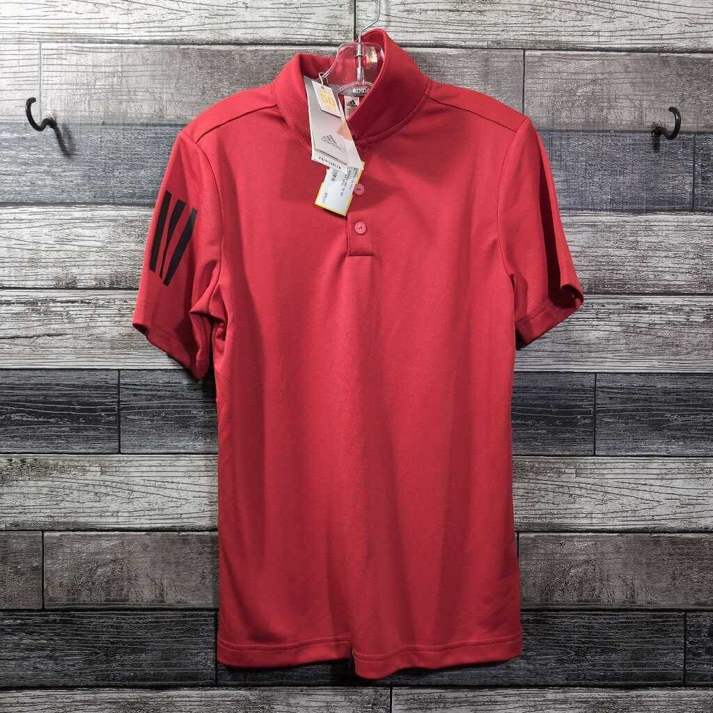 NWT ADIDAS UPF 50 SS POLO SHIRT 10/12