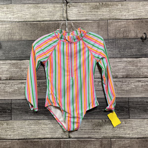 COTTON ON KIDS 1PC LS RASH GUARD SWIMSUIT 3