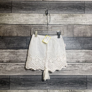 YO BABY COTTON EYELET SHORTS 12-18 MO