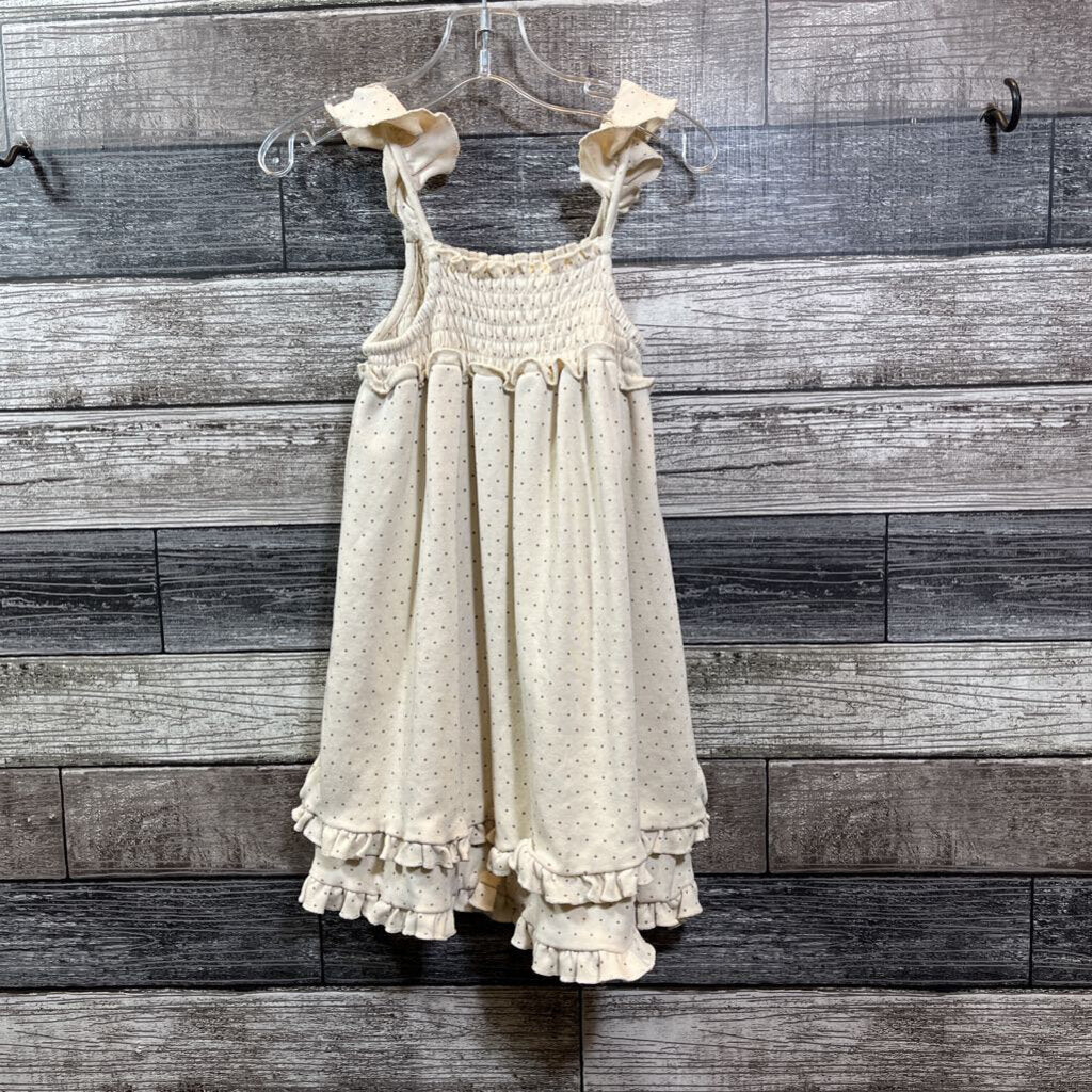 L'OVED BABY ORGANIC COTTON SMOCKED TANK DRESS 18-24 MO