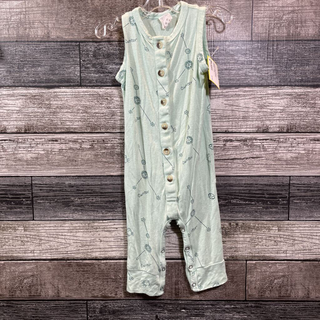 KATE QUINN BAMBOO CANCER SLEEVELESS ROMPER 3-6 MO