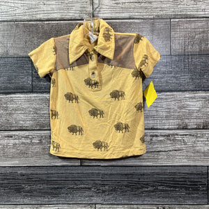 KATE QUINN BAMBOO SS POLO SHIRT 3-6 MO