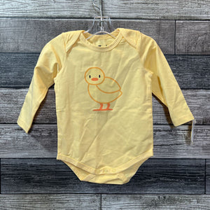 MONICA + ANDY LS ORGANIC BODYSUIT 6-9 MO
