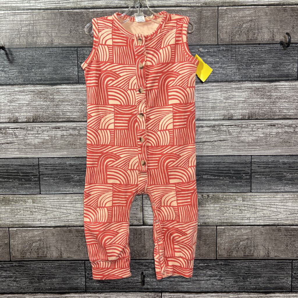 KATE QUINN ORGANIC SLEEVELESS LONG ROMPER 18-24 MO