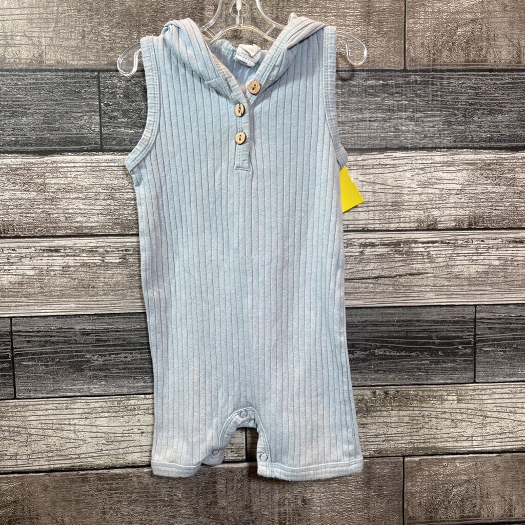 LITTLE ONE SHOP SLEEVELESS HOODED SHORT ROMPER 18-24 MO