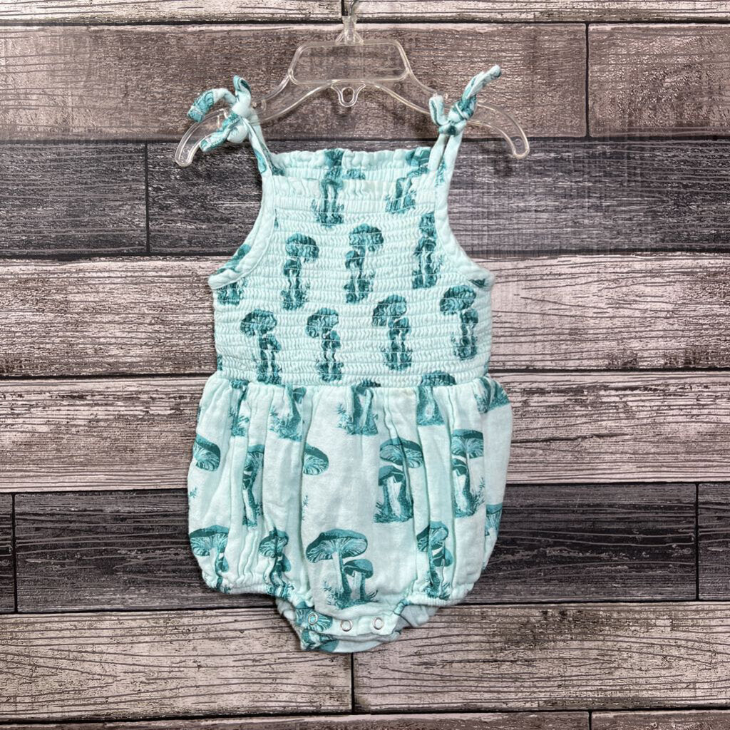 KATE QUINN SMOCKED TANK ROMPER 12-18 MO