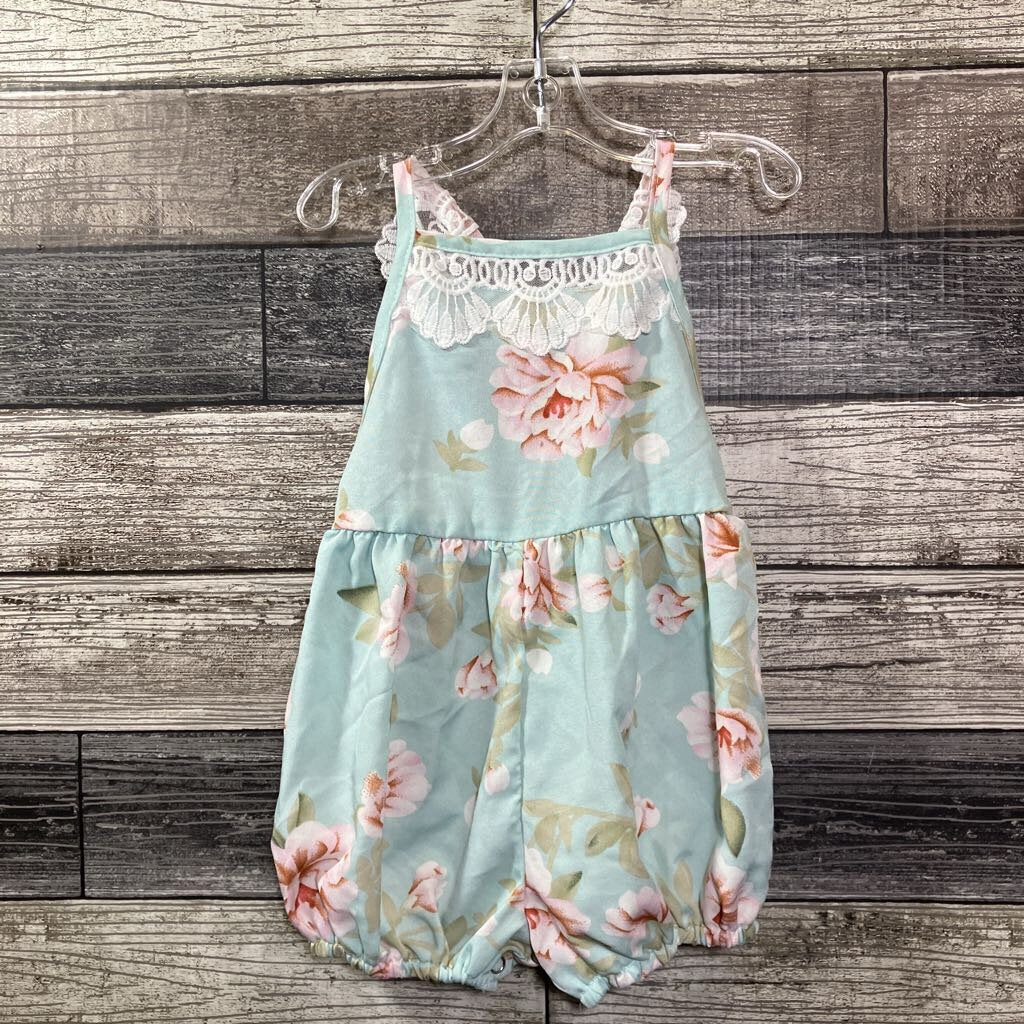 NWT BAILEY'S BLOSSOMS CROSSBACK ROMPER 18-24 MO