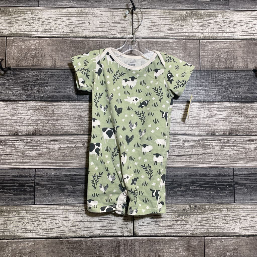 WINTER WATER FACTORY SHORT ROMPER 3 MO