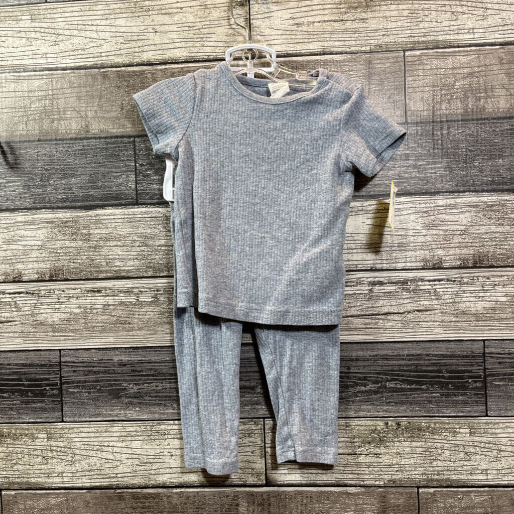 H&M ORGANIC 2PC SS T-SHIRT + LEGGING 9 MO