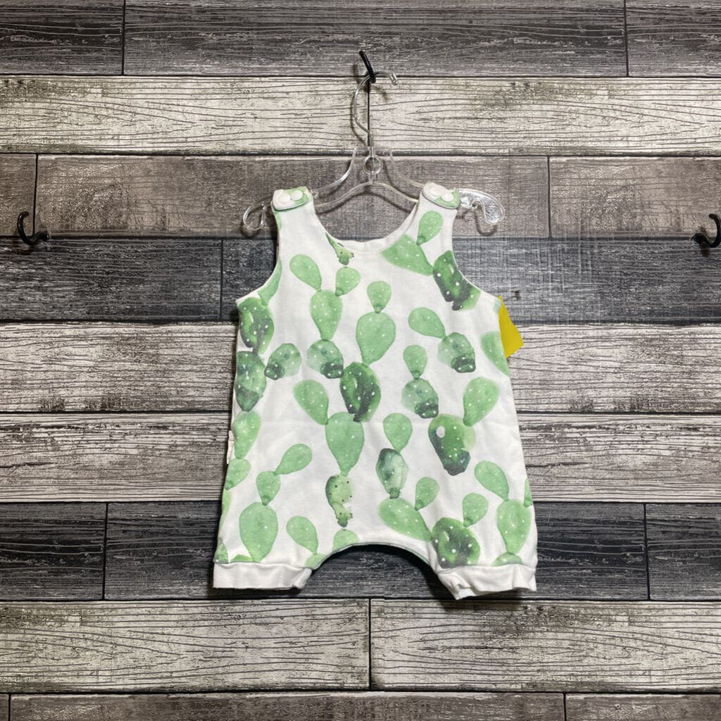 HANDMADE SLEEVELESS SHORT ROMPER 3-6 MO