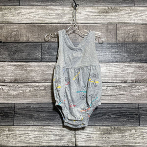 HANNA COTTON CROSS-BACK BUBBLE ROMPER 70 / 6-12 MO
