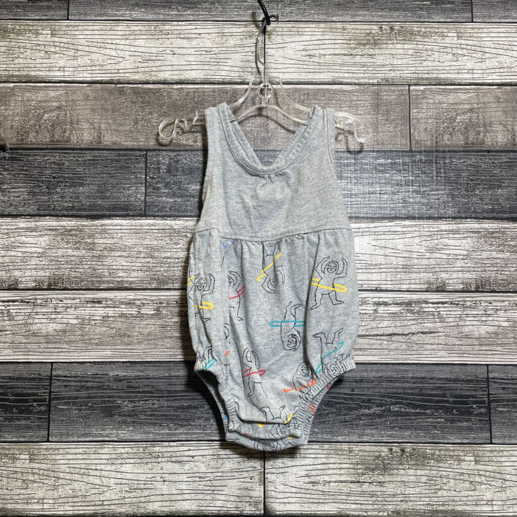 HANNA COTTON CROSS-BACK BUBBLE ROMPER 70 / 6-12 MO
