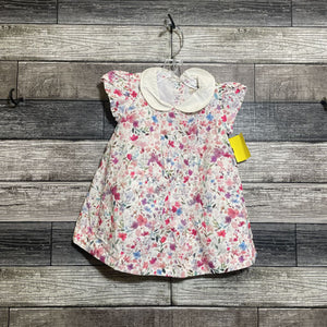 HATLEY COLLARED SS LINED DRESS 6-12 MO