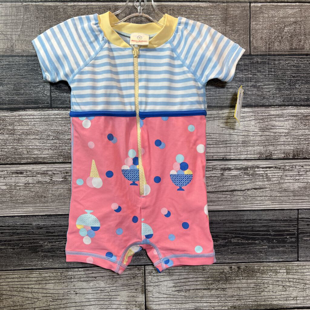 HANNA SS RASH GUARD SWIMSUIT 70 / 6-12 MO