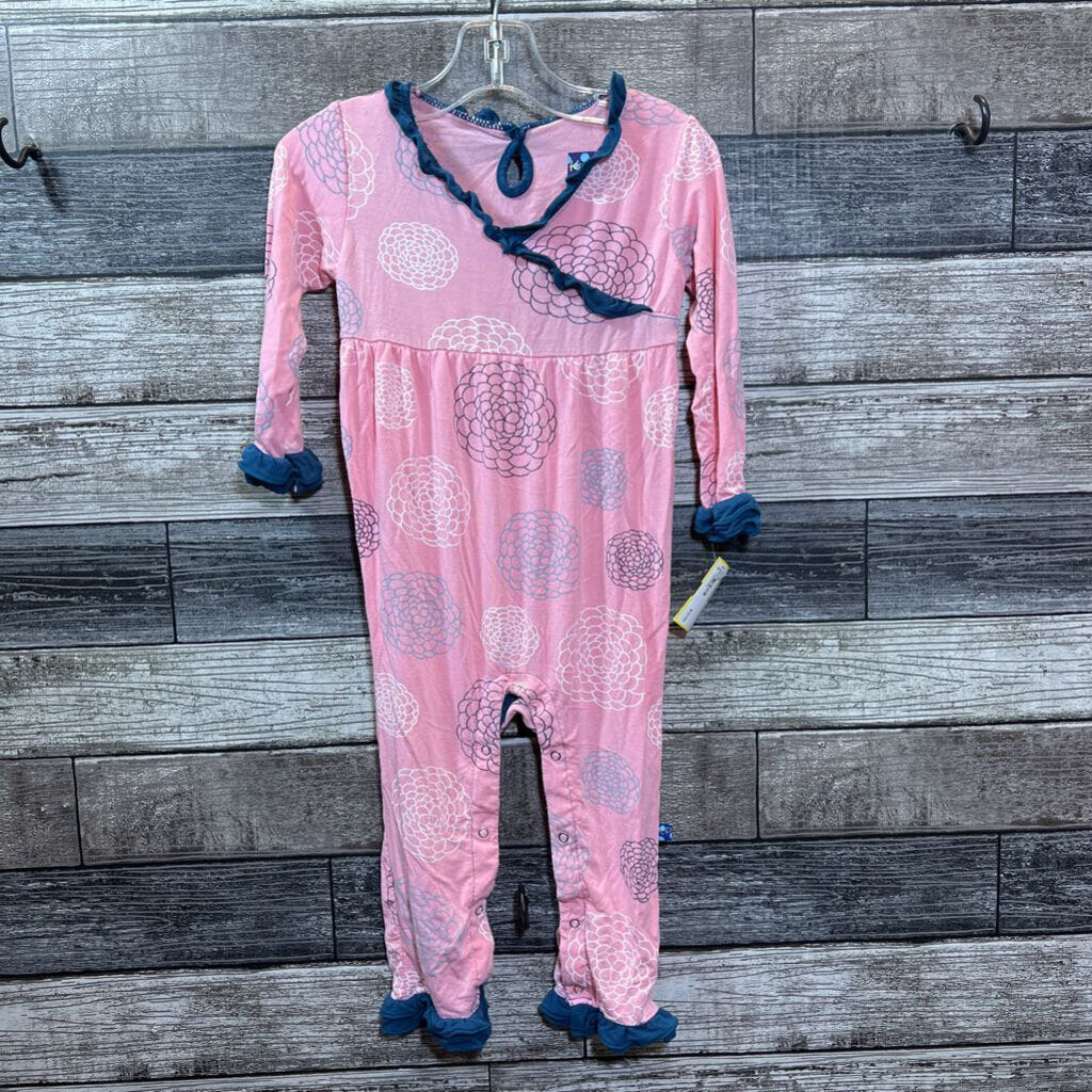 KICKEE PANTS LS BAMBOO ROMPER 18-24 MO