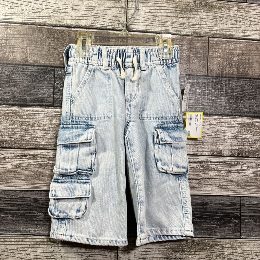 NWT GAP BAGGY CARGO JEANS 12-18 MO