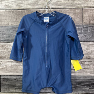 RUGGED BUTTS LS RASH GUARD SWIMSUIT 12-18 MO