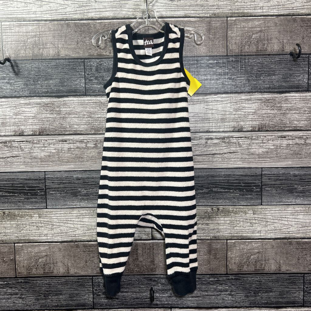TEA SLEEVELESS TERRY LONG ROMPER 9-12 MO