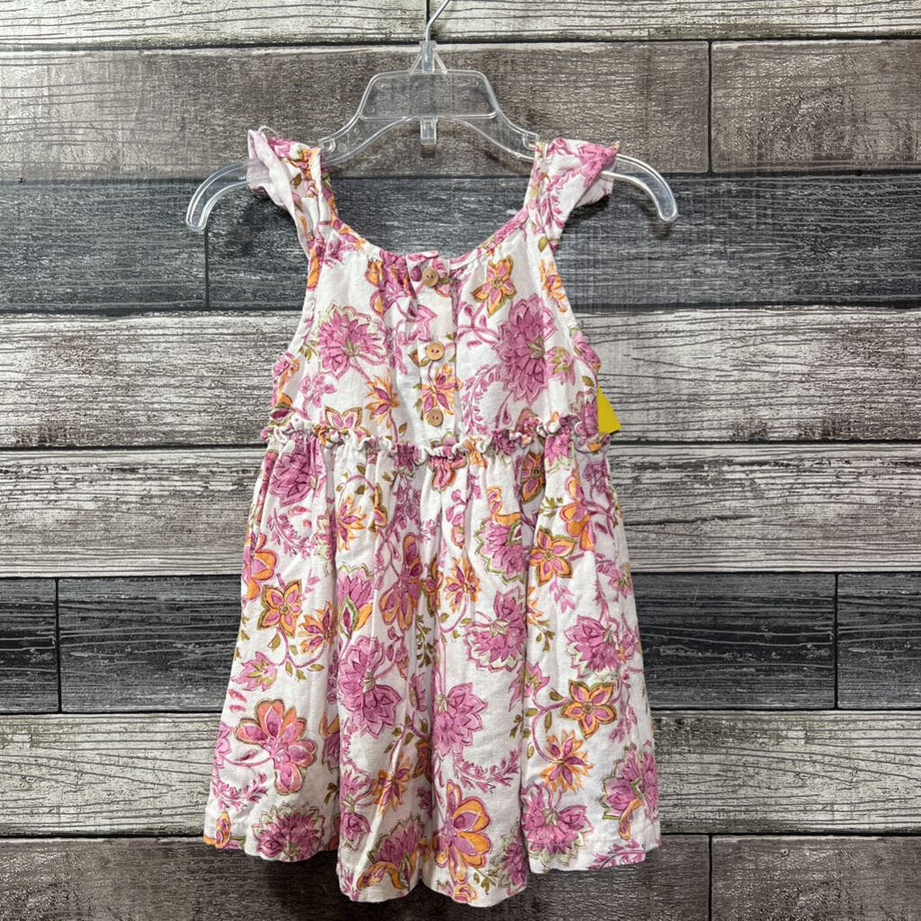 ZARA TANK LINEN COTTON DRESS 2/3