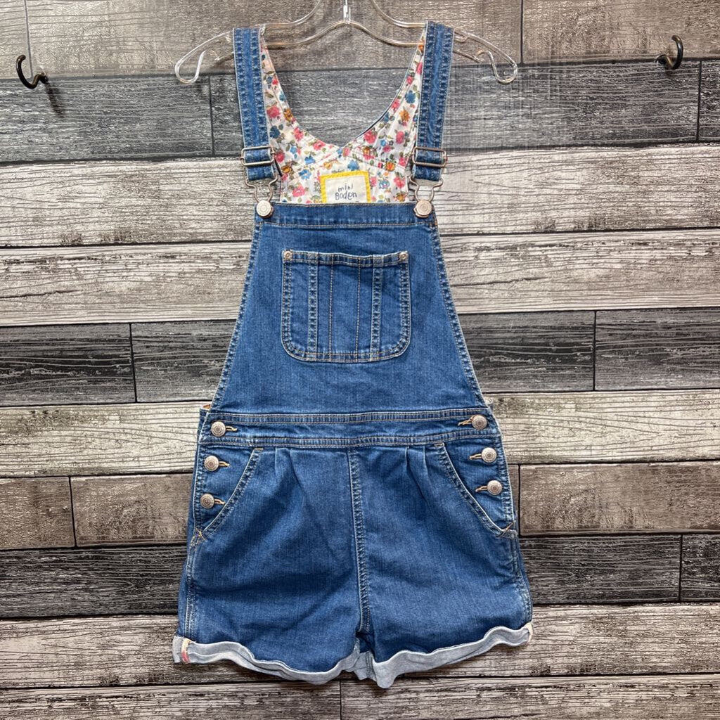 MINI BODEN DENIM SHORTALLS 9/10