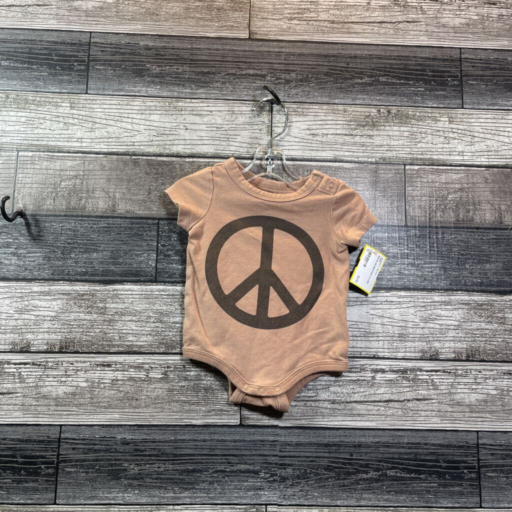 PEACE SS BODYSUIT 0-3 MO
