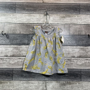 TEA SS COTTON PRINTED DRESS 6-9 MO