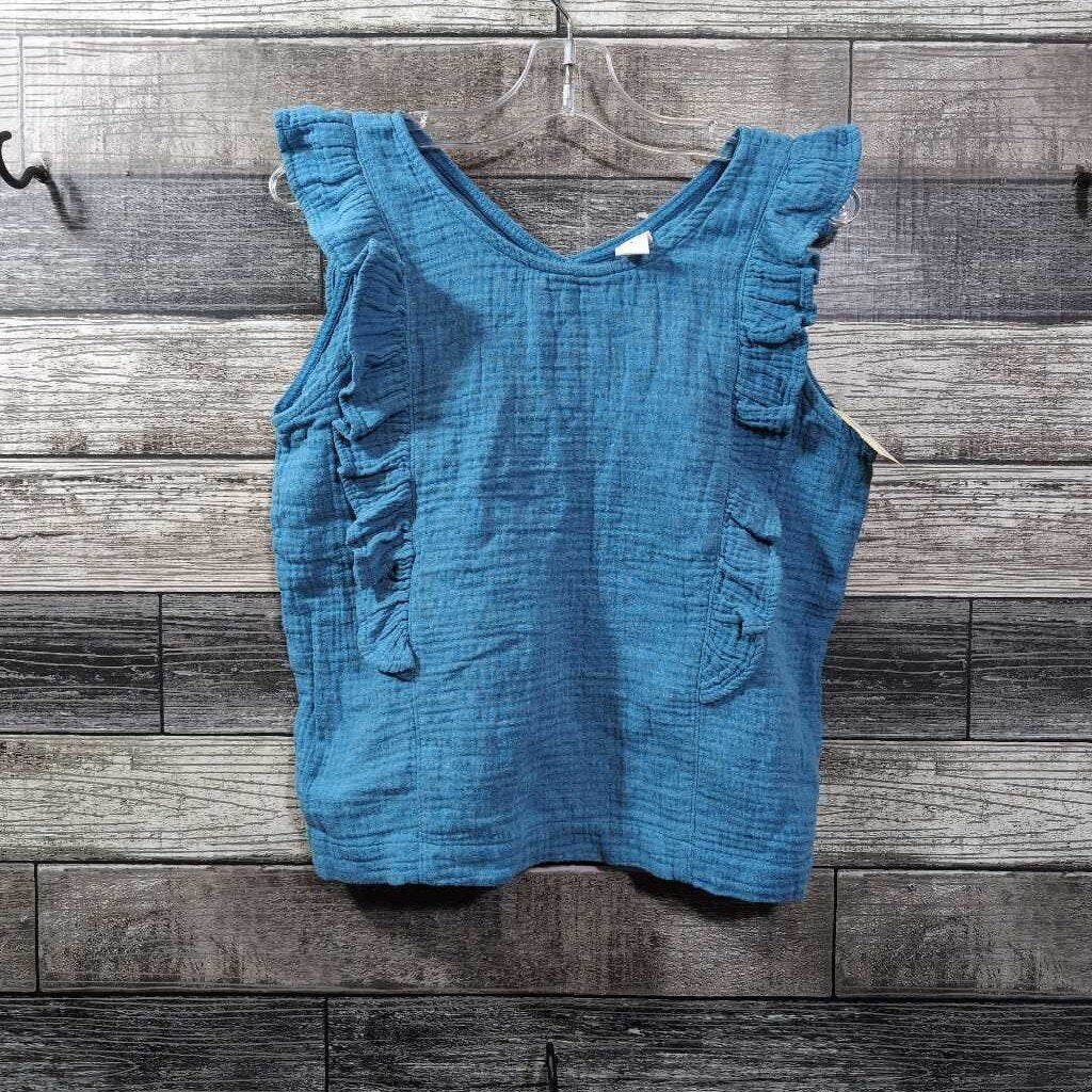 OLD NAVY FLUTTER SLEEVE COTTON SHIRT 8