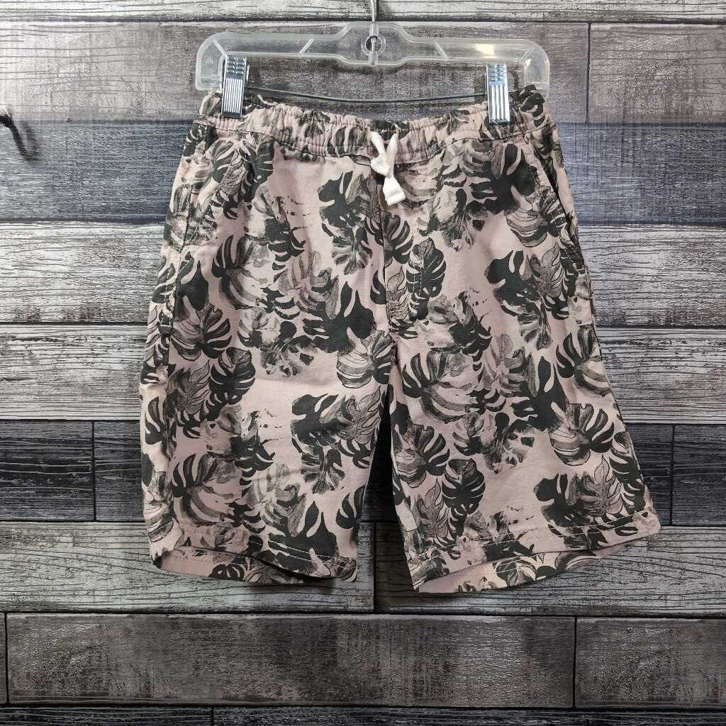 NWT ZARA WOVEN DRAWSTRING PRINTED SHORTS 9