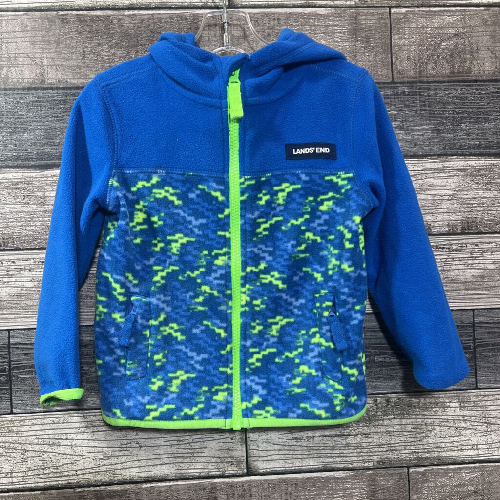 LANDS END FLEECE JACKET 2T