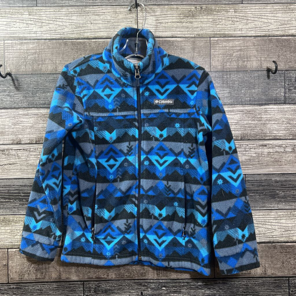 COLUMBIA HOODED FLEECE JACKET 8