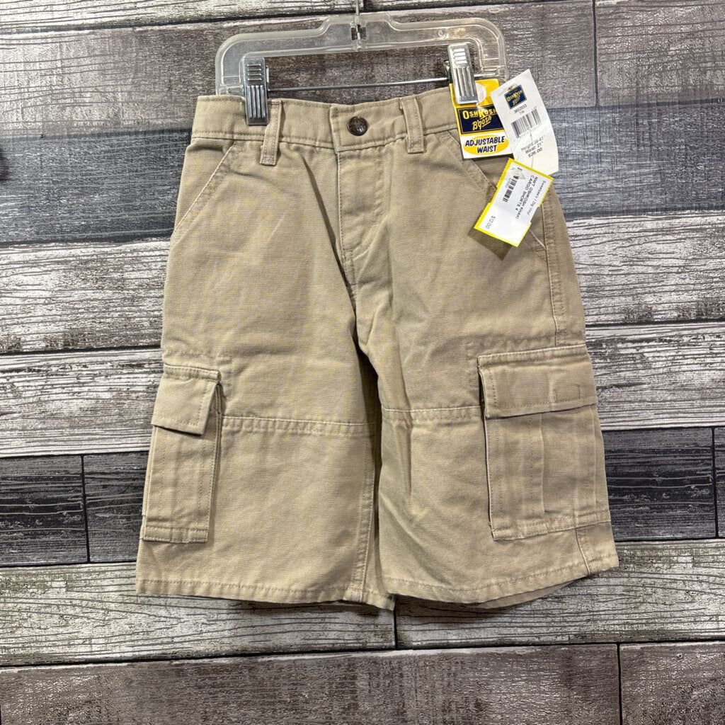 NWT OSHKOSH KHAKI CARGO SHORTS 4