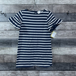 CREWCUTS RUFFLE SLEEVE COTTON DRESS 6