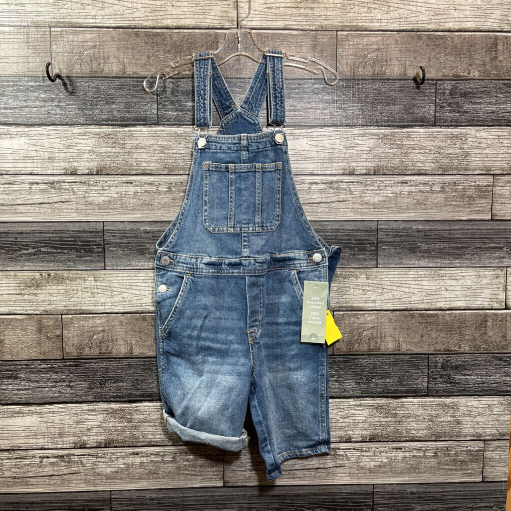 NWT H&M DENIM OVERALLS 8/9