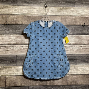 TUCKER + TATE SS DOTTED DENIM DRESS 2
