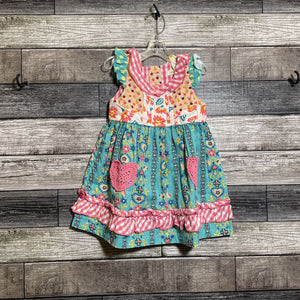MATLDA JANE FLUTTER SLEEVE DRESS 12-18 MO
