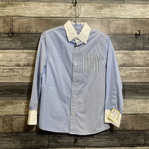 CREWCUTS LS WOVEN COTTON BUTTON DOWN SHIRT 8