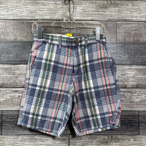 CREWCUTS WOVEN COTTON PLAID SHORTS 7