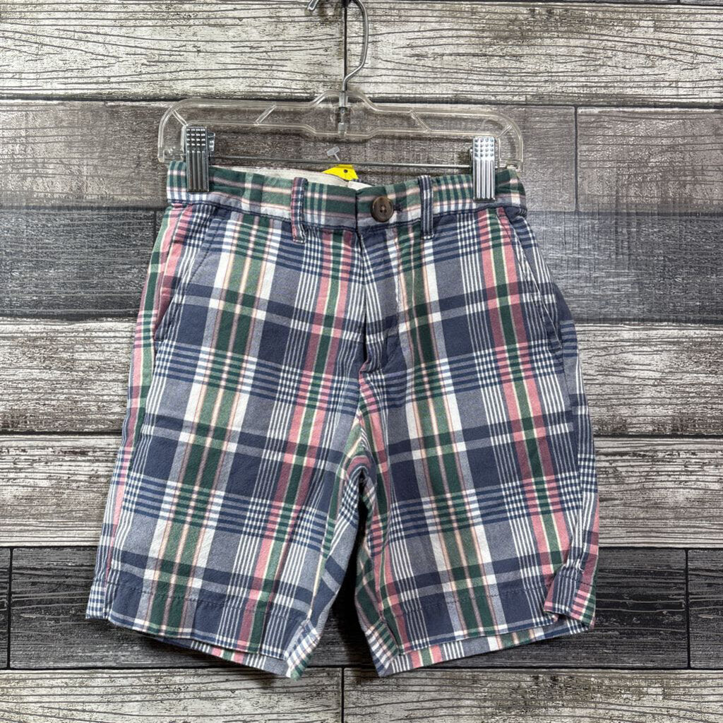 CREWCUTS WOVEN COTTON PLAID SHORTS 7
