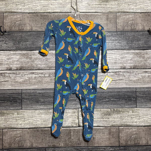 KICKEE PANNTS BAMBOO FOOTIE PJ 0-3 MO